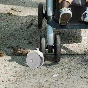 4개 유모차 및 보행기 바퀴 내구성이 뛰어난 부드러운 작동 가 걷는 법을 배우는 데 사용되는 분리형 플러