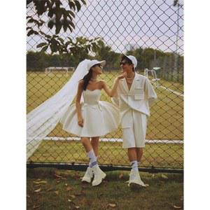 웨딩촬영 커플룩 시밀러룩 세트 남여세트 신혼여행