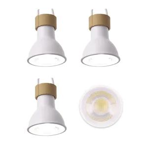 엘포스 LED MR16 GU10 할로겐램프 3p + 홀더 3p 세트 5W KDT-YM, 주광색, 1세트