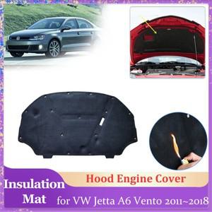 차량 후드 단열 패드 Volkswagen 호환 vw 호환 제타 A6 MK6 벤토 2011 ~ 엔진 커버 라이너 코튼 방음 히트