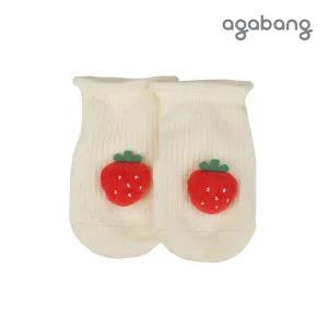 [보리보리/아가방]딸기선물용돌돌이양말(IVORY)_01Q17600102