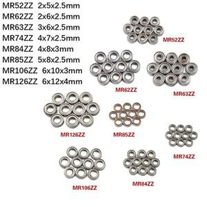 스케이트 보드 용 10PCS 미니 소형 베어링 MR52ZZ MR74ZZ 2x5x2.5/2x6x2.5/3x6x2.5/4x7x2.5mm