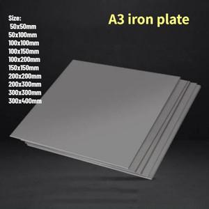 1-10pcs Q235 철판 A3 탄소강 플레이트  두께 0.5/0.6/0.8/1mm 가공 재료 50x50mm-300x400mm