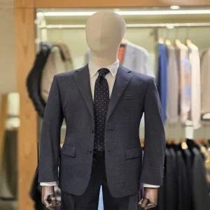 지이크 네이비 짜임 패브릭 셋업 정장 PFJAI2072 NA HDCH-SH