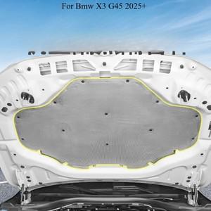 BMW 호환 X3 G45 2025 + 자동차 액세서리 용 엔진 방음 코튼 버클이 전면 후드