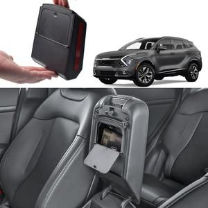 기아 호환 스포티지 2025 NQ5 센터 콘솔용 암레스트 숨김형 박스 트레이 비밀 수납함 내부 정리함 자동차