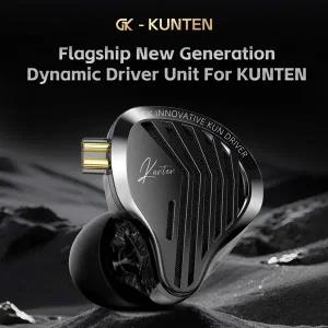 KZ GK KUNTEN 다이나믹 드라이브 헤드폰 HIFI 중저음 이어버드 스포츠 메탈 헤드폰 분리형 2PIN KZ Zenith