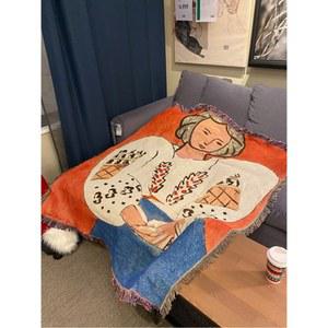 빈티지담요 북유럽블랭킷 야수파 러그 화가