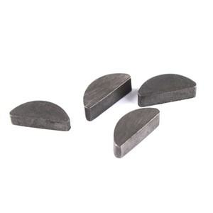 4개 탄소강 우드러프 키 금속 평면 반원형 반달 본드