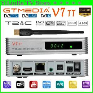 [호환]   GTmedia V7 TT 위성 TV 수신기 1080P FHD DVB-T/T2/DVB-C/J.83B 지원 H.265 HEVC 10bit PVR USB w