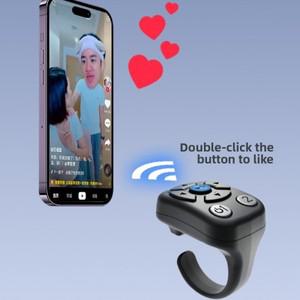 무선 자동 페이지 넘김 장치 - 연속 클릭  스크롤 기능 전자책 리모컨 셀카 버튼 프레젠테이션