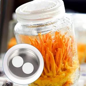 1장 합성 필터 종이 버섯 필터 패치 접착 스티커 버섯 재배용 균류학 용품