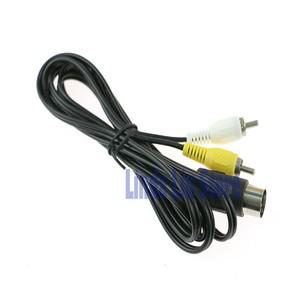 1개 프로모션 내구성  1.8M 오디오 비디오 AV 케이블 세가 RCA 연결 코드 제네시스 호환 1용
