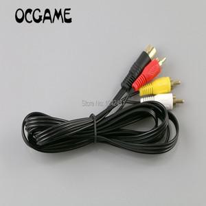 1PCS 좋은 품질의 금도금 1.8M 6피트 오디오 비디오 AV 케이블 SEGA Saturn SS 시스템 콘솔용