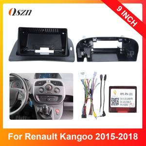 KANGOO 2015-2018 9 인치 자동차 라디오 안드로이드 MP5 플레이어 케이싱 패널 2 Din Dvd 프레임 오디오 피