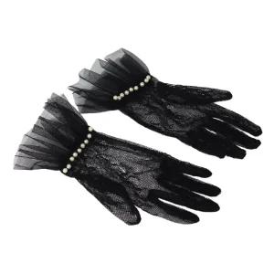 웨딩 장갑 혼주 장갑 여자 결혼식 망사 신부 레이스 웨딩 메쉬 예식 장식