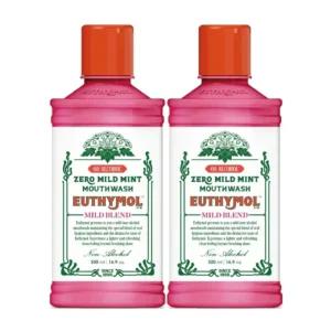 유시몰 무알콜 가글 제로 마일드민트 500ml x 2개