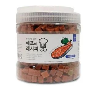 대용량 강아지 훈련 노즈워크 간식 연어트릿 800g