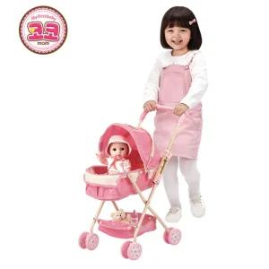 코코 인형유모차 아기 돌보기 바구니 엄마놀이 장난감 코코 인형 유모차
