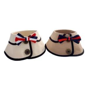 강아지 리본 케이프 1P 패션 턱받이 스카프 목도리