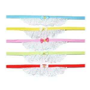 강아지 고양이 리본 레이스 스카프 10개입 세트