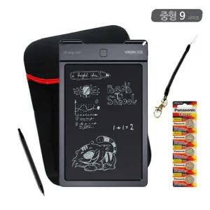 파우치 악세사리포함 전자메모판 태블릿 9중형 낙서장 LCD메모 메모판 전자칠판 태블릿