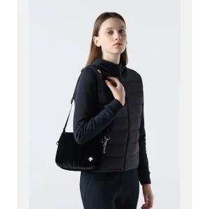 [국내매장판] 데상트 DESCENTE 우먼스 미니 크로스백 블랙 SQ422SBGO5 SQ422SBGO5_BLK0 183171