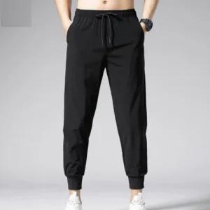 허리밴딩 남성 폴리에스터 신축성 좋은 쿨링조거팬츠 허리밴딩바지