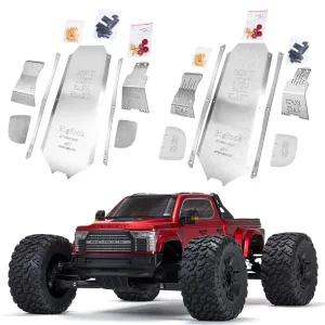 GPM for ARRMA 17 BIG ROCK 6S 4X4 BLX ARA7612 몬스터 트럭 RC 자동차 금속 스테인리스 스틸 프론트 센터