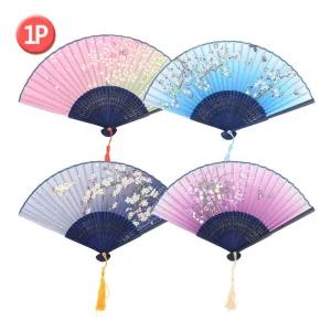 원목 대나무 휴대용 미니 부채 전통부채 고급 원목 대나무 나무 휴대 부채