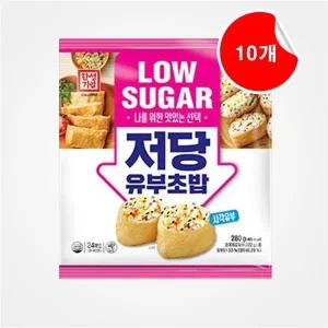 한성기업 저당 유부초밥 280g 10개