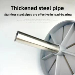 자동 운동 플랫 실외 복부 체육관 트너 롤링 롤러 장비 실내 휠 핀 홈 니스