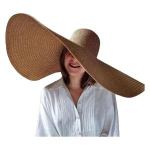 버킷햇 스트로햇 넓은 챙 소품 큰 모자 오버사이즈 밀짚