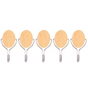 5P(47x30mm) 180도 타원행거 우드