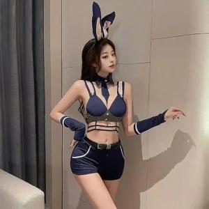 섹시스쿨투피스 코레 섹시 망사 란제리 이지 속옷소품