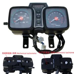 GS125는 부품 대시보드에 미터속도계 거리계기계식 전자 오토바이 적합합니다