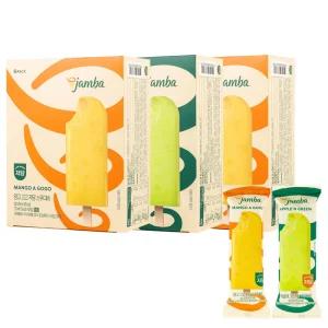 잠바주스 저당 저칼로리 스무디바 2종 24개(3케이스) 골라담기 (망고 고고/애플 앤 그린)