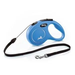 강아지 플렉시 뉴클래식 코드 자동줄 5m 블루 M 리쉬