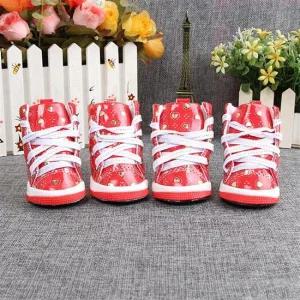 애견부츠  4p 미끄럼방지 강아지신발