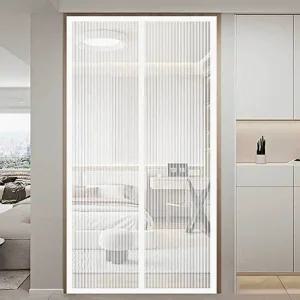 자석 문 모기장 화이트 120cm 방문 현관 모기 해충 차단 환기 통풍 설치 자동 방음