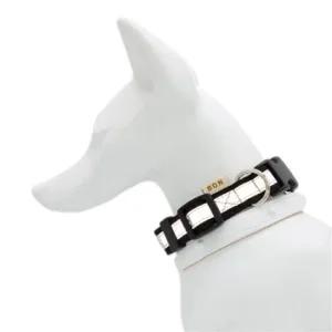 강아지 야간 반사 버클 목줄 블랙 1P 애견 산책 외출 튼튼한버클목줄