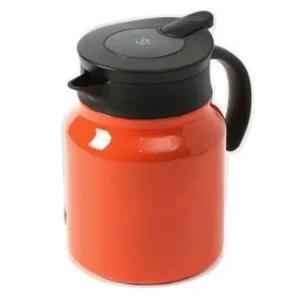 보온 보냉 주전자 티웨어 온도 표시지 포트 오렌지 색상 커피