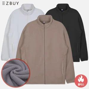 이지바이 핫유닛 남여공용 겨울 데일리 기모 플리스 집업 방풍 폴라텍 자켓(M5WJ12)
