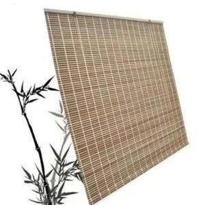 대나무발카빌견고한투톤 대 가리개 우드발 자외선방지