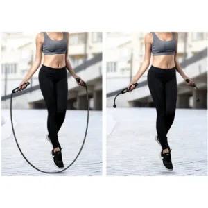 디지털 스마트 줄넘기(블랙) 운동 카운터 길이 조절