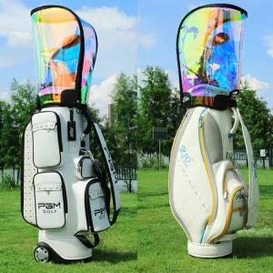방수전용 투명 홀로그램 골프백 후드커버 골프백커버 골프용품