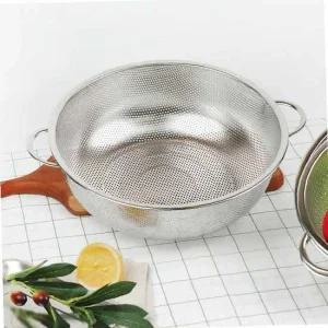 헤킨스 스텐 채반 원형 양수 바구니 튀김망 29cm