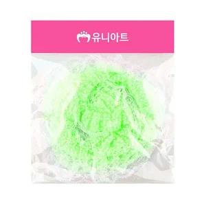 연두색 도트 레이스 원단 땡땡이 장식 롤 패브릭 수예용