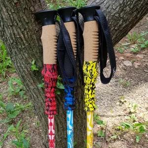 캠프닉 경량 등산스틱 2개 1세트 등산용 지팡이 두랄루민 7075 트레킹 폴대 워킹 등산 장비