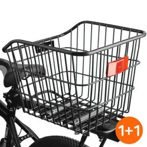 2개세트 자전거 후면 뒷바구니 짐받이 대용량 장바구니 자전거바구니